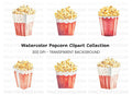 Popcorn Boxes Clipart Bundle