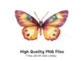 Colorful Butterfly Clipart Bundle