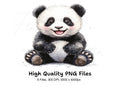 Happy Panda Bear Clipart Bundle