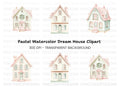 Whimsical Houses Clipart Bundle