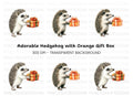 Cute Hedgehog Gift Clipart Bundle
