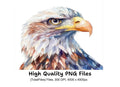 Majestic Eagle Head Clipart Bundle