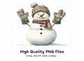 Cute Snowman Clipart Bundle