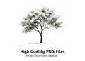 Monochrome Tree Clipart Bundle
