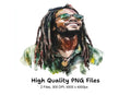 Happy Rasta Man Clipart Bundle