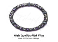 Elegant Braided Gemstone Necklace Clipart Bundle