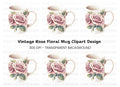 Romantic Rose Bouquet Clipart Bundle