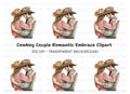 Romantic Cowboy Couple Clipart Bundle