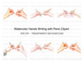 Hands Writing Clipart Bundle