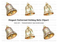 Elegant Christmas Bells Clipart Bundle