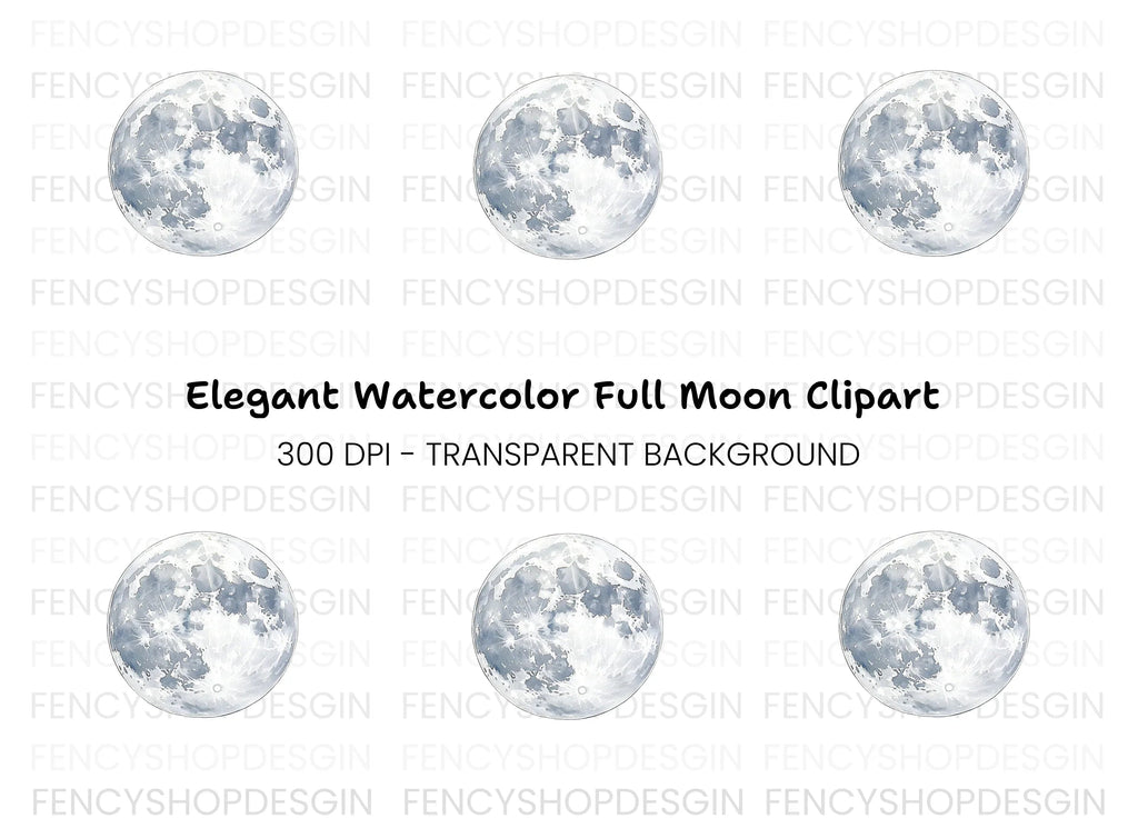 Moon Clipart Bundle