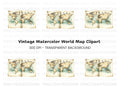 World Map Clipart Bundle
