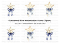 Patriotic Star Bow Clipart Bundle