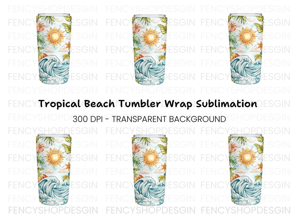 Tropical Summer Can Clipart Bundle
