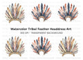 Native American Headdress Clipart Bundle