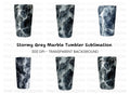 Grey and White Marble Tumbler Designs Clipart Bundle