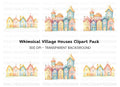 Pastel Town Clipart Bundle