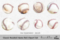 Classic Baseball Game Ball Clipart Bundle