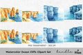 Ocean Cliffs Clipart Bundle