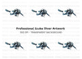 Scuba Diver Underwater Adventure Clipart Bundle