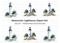 Coastal Lighthouse Clipart Bundle