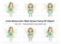 Cute Winter Fairy Clipart Bundle