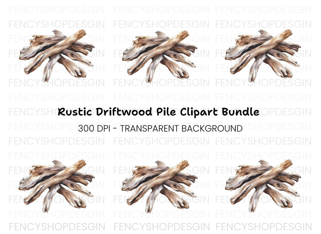 Driftwood Clipart Bundle