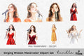 Singing Women Clipart Bundle