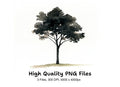 Abstract Tree Illustrations Clipart Bundle