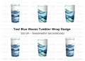 Ocean Waves Tumbler Clipart Bundle