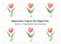 Origami Tulip Clipart Bundle