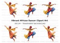 Dynamic African Dance Clipart Bundle