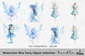Blue Fairy Clipart Bundle