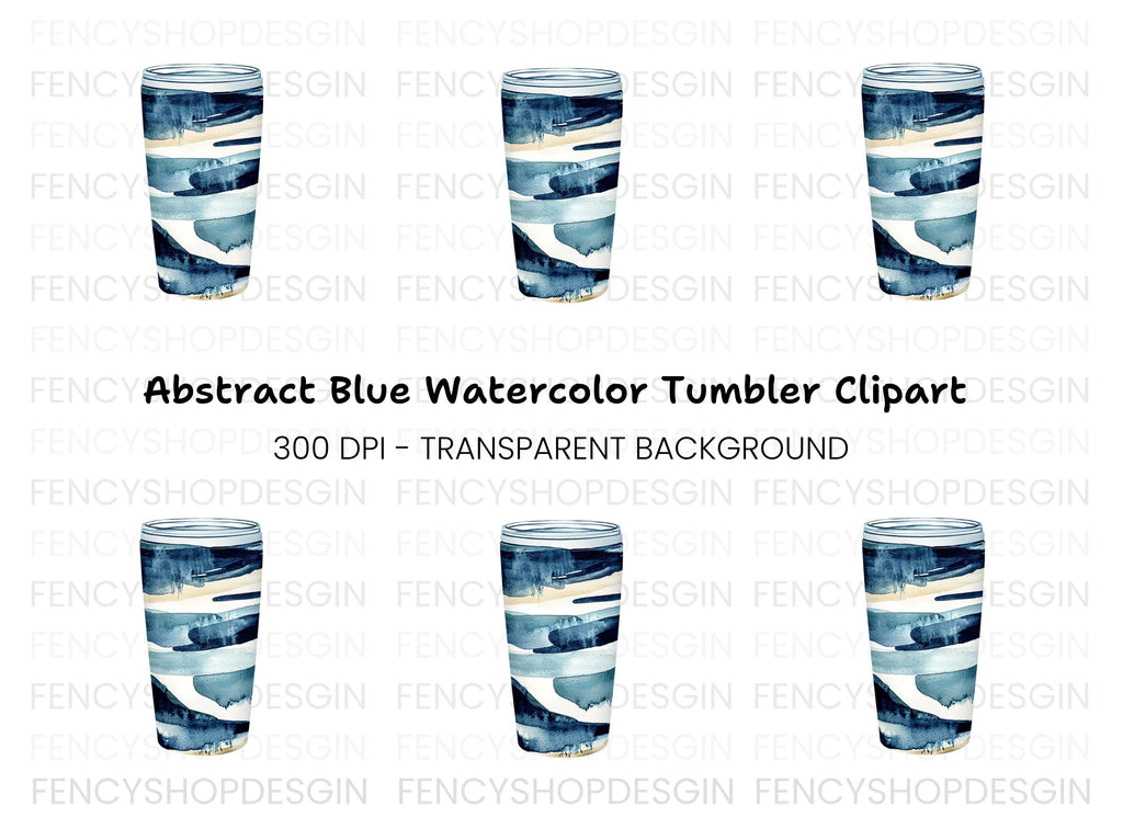 Abstract Tumbler Clipart Bundle