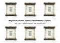 Viking Scroll Runic Symbol Clipart Bundle