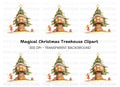 Christmas Fairy Treehouse Clipart Bundle