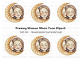 Sun and Moon Embrace Clipart Bundle