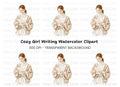 Focused Woman Clipart Bundle