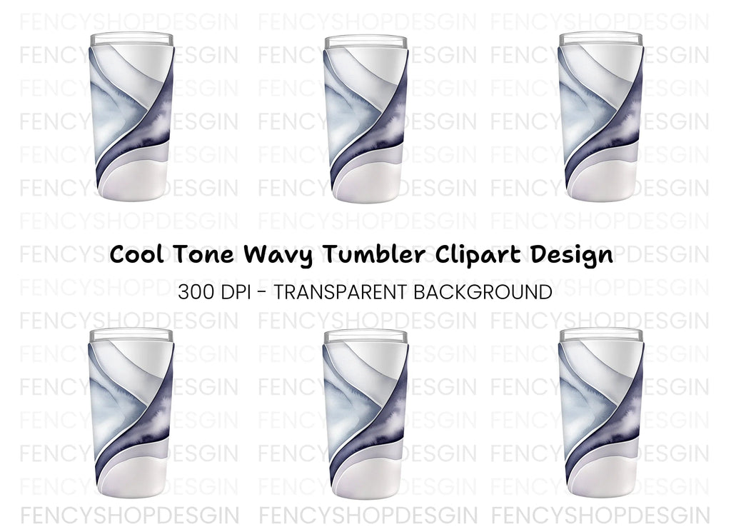 Abstract Tumbler Clipart Bundle