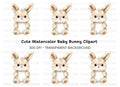 Adorable Fluffy Bunny Clipart Bundle