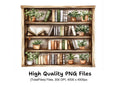 Bookshelf Clipart Bundle