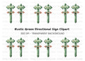 Holiday Arrow Signs Clipart Bundle