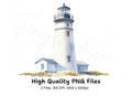 Lighthouse Coastal Clipart Bundle