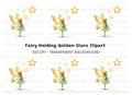 Fairy Holding Star Wand Clipart Bundle