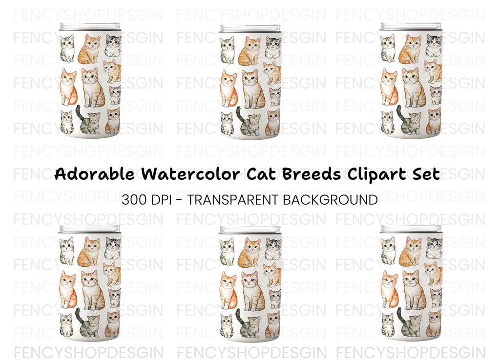Adorable Kitten Clipart Bundle