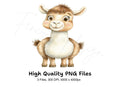 Adorable Baby Llama Clipart Bundle