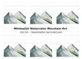 Mountain Landscape Clipart Bundle