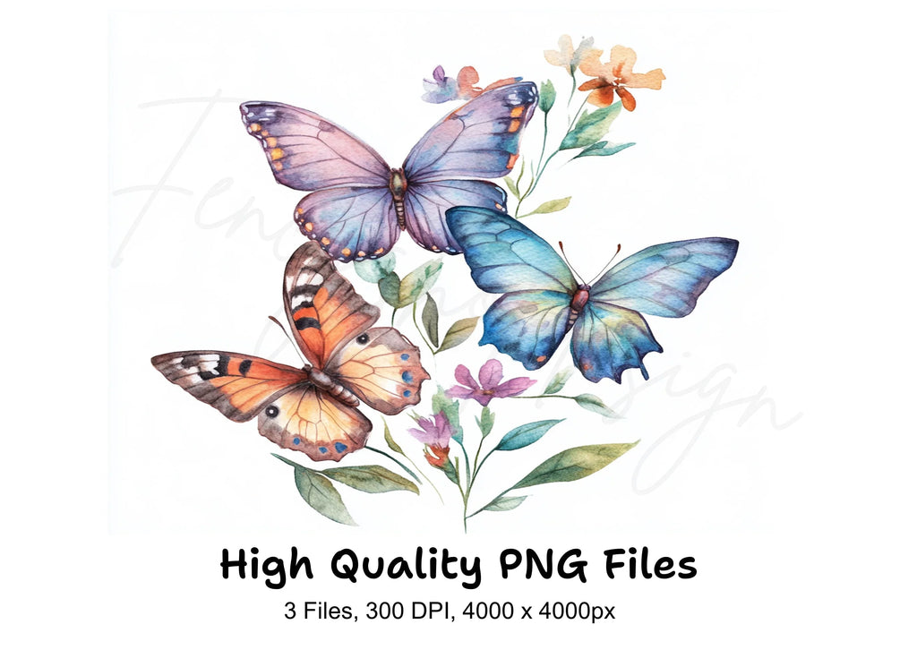 Butterfly Clipart Bundle