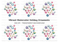 Christmas Ornaments Clipart Bundle
