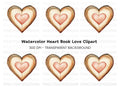 Heart Book Clipart Bundle